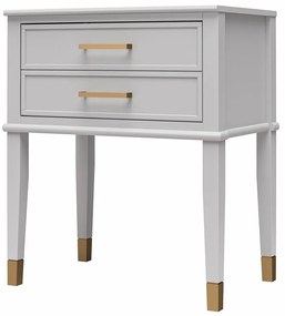 Noptieră gri deschis Westerleigh – CosmoLiving by Cosmopolitan