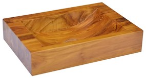 Chiuveta, 50x35x10 cm, lemn masiv de tec