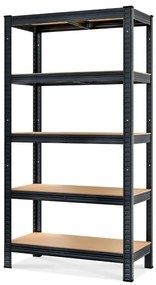 Raft cu capacitate mare HEAVY, max. 875kg, 90x40x180cm, negru Jurhan