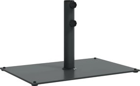 vidaXL Suport umbrelă pentru stâlpi Ø32/38/48 mm, 15 kg, dreptunghi
