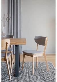 Scaune de dining gri 2 buc. Kato - Rowico