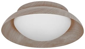 Osram - Plafonieră ORBIS MILAN 2xE27/10W/230V, Ø 30,5 cm, finisaj lemn
