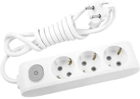 Prelungitor 3 prize 1.5 metri + intrerupator X-tendia Panasonic Alb