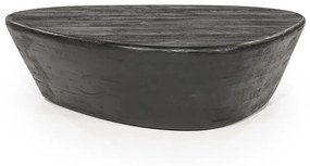 Masuta de cafea din lemn de mango Mila 107x78x30 cm neagra