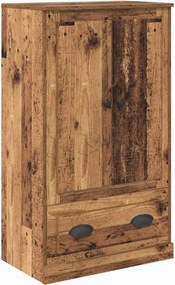 vidaXL Bufet cu sertar Lemn Vechi 60 x 35,5 x 103,5 cm Lemn compozit