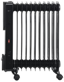 Radiator ulei OH120BL3 cu termostat si display LED, 2500W negru