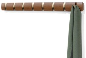 Cuier cu 8 carlige rabatabile Umbra Flip Gold