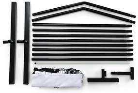 Plasă de pickleball portabilă cu husă de transport