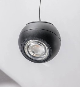 Pendul modern minimalist cu Spot LED directionabil SKYE negru