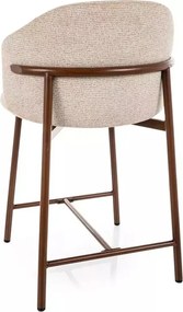 Scaun de bar Osaka H-2 bej deschis 255 / nuc