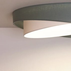 BRILAGI-LED Plafonieră VELVET TWIST LED/24W/230V 4000K Ø 55 cm verde/alb
