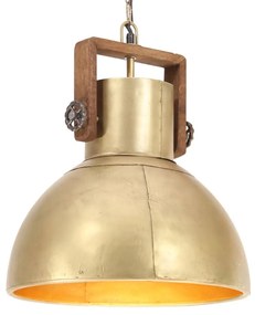 vidaXL Lampă suspendată industrială, 25 w, arămiu, 40 cm, e27, rotund
