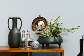 Oglinda decorativa convexa, din rasina, Clock Style