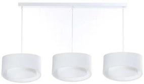 Lustră pe cablu GALAXY 3xE27/60W/230V albă