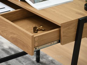 Masă PC Norway (stejar + negru). 1109805