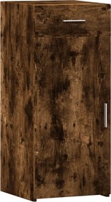 vidaXL Dulap, stejar fumuriu, 40x42,5x93 cm, lemn prelucrat