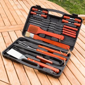 Set 18 ustensile pentru grătar InnovaGoods Barbecue