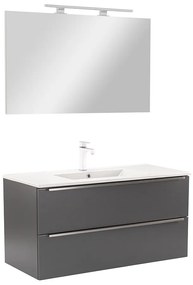 Mobilier complet de baie Vario Trim 100 antracit-antracit