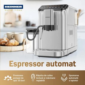 ESPRESSOR AUTOMAT HEINNER HEMA-D20DGREY