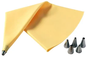Săculeţ din silicon de ornamentat cu 6 duze