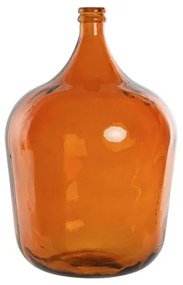 Vaza Crystal din sticla, portocaliu, 36x56 cm