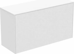 Dulap baza suspendat Ideal Standard Atelier Conca 1 sertar cu blat 100 cm alb mat