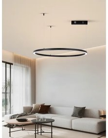 Immax NEO 07215L-LED Lustr FINO 60W/230V 80cm negru, dimabil, Tuya+DO