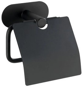 Suport hartie igienica OREA BLACK, Turbo-Loc, 14x12,5x7 cm, WENKO