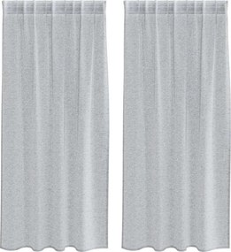 vidaXL Cortină din Voile 2 pcs Gri închis 175 x 140 cm Poliester