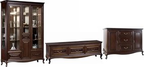 Set lemn masiv nuc Living Vanessa 3 Piese 445cm