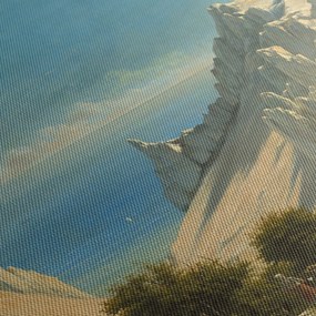 Tablou - Georg Emil Libert, View of Sommerspiret, the Cliffs of Møn, reproducere (90x60 cm)