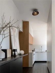 Lustra aplicata design decorativ GEA negru D-29cm