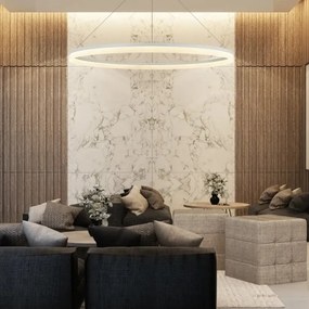 Lustra LED XXL circulara casa scarii Ara 150cm, White