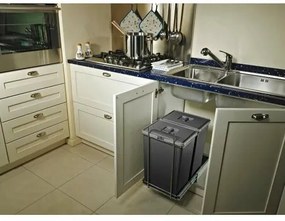 Elletipi Coș de gunoi încorporabil ECOFIL, 35 + 35l