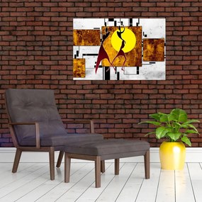 Tablou cu pictură epochală străveche (90x60 cm)