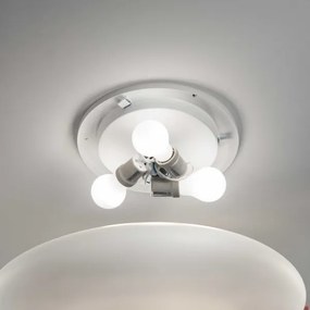 Ideal Lux - Plafonieră SMARTIES 3xE27/42W/230V diam. 50 cm albă