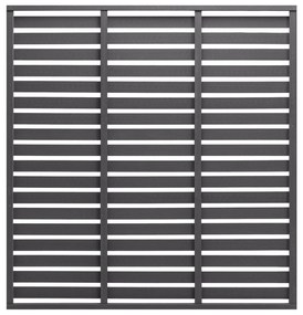 vidaXL Panou de gard, gri, 180x180 cm, WPC