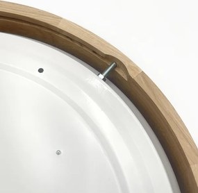 Brilagi - Lampă LED de tavan MANAROLA PLAIN, 24W, 230V, 4000K, Ø 41 cm, stejar