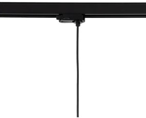 Lustră pe cablu pentru sistem de șină trifazic TRACER 1xE27/15W/230V d. 30 cm negru/maro