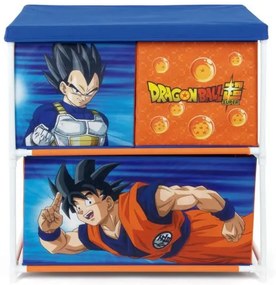 Dragon Ball raft de depozitare pentru jucării cu 3 compartimente 53x30x60 cm