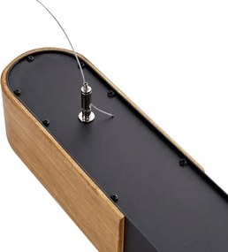 BRILAGI - Lustru LED suspendat pe cablu GARDALINE LED/100W/230V stejar/negru