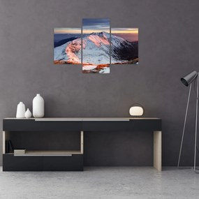 Tablou - Panoramă montană de iarnă II. (90x60 cm)