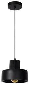 Lustră pe cablu OPHELIA 1xE27/40W/230V d. 20 cm neagră Lucide 20419/20/30
