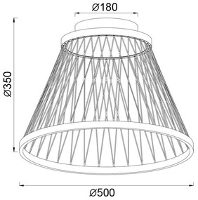 Lustra aplicata LED design modern SPIDER MA-8981