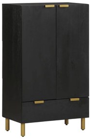 vidaXL Dulap înalt, negru, 60x33x100 cm, lemn prelucrat