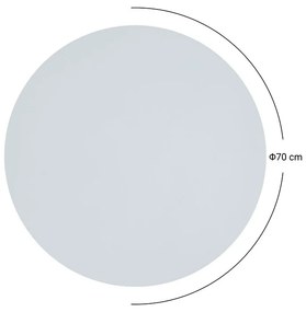 Blat masa Skyline Werzalit ivory 70x70 cm 25 mm grosime 70x70x2.5 cm