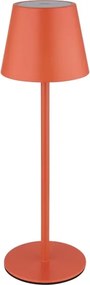 Globo 58488R-LED Lampă de masă VANNIE reglabilă, cu control tactil, reîncărcabilă, pentru exterior, 3W/5V IP54 1800mAh roșie