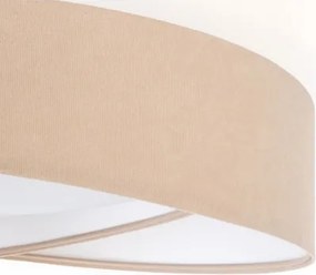 Plafonieră LED dimabilă SM. GALAXY M. LED/24W/230V Ø 55 cm bej/alb + telecomandă
