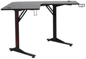 Birou de colt B-219 negru
