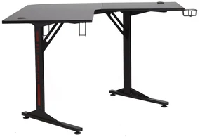 Birou de colt B-219 negru